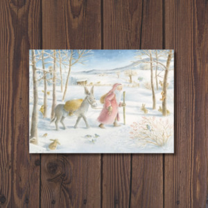 Christmas: SAINT NICHOLAS & THE DONKEY ~ MEDIUM ADVENT CALENDAR ~ DORLE SCHAUSBREITNER