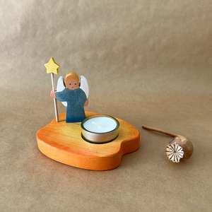 KINDERKRAM ANGEL CANDLE HOLDER ~ BLUE OR RED ~ OSTHEIMER