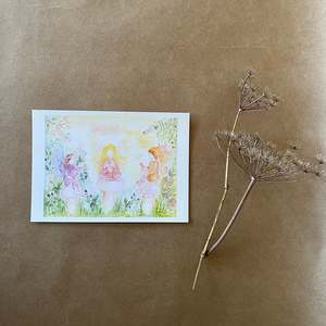 LOOKING FOR A FAIRY POSTCARD ~ CAROLINE MASON