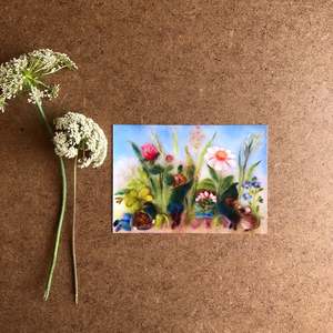 Wynstone Press: DWARF IN THE MEADOW POSTCARD ~ FRANZISKA SERTORI-KOPP