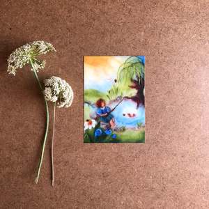 Wynstone Press: FISHING POSTCARD ~ FRANZISKA SERTORI-KOPP