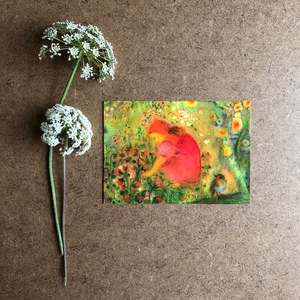 Wynstone Press: FLOWER CHILD POSTCARD ~ ANGELA KOCONDA