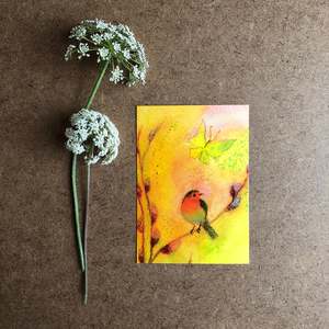 Wynstone Press: FIRST SPRING GREETING POSTCARD ~ ANGELA KOCONDA