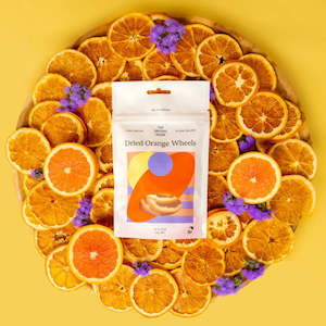 Fling Dried Orange Wheels Cocktail Garnish