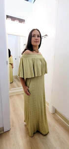 Sose Malu: SOSE MALU HOLOKU DRESS CREAM TD158