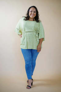 Sose Malu: SOSE MALU FLUTTER TOP CREAM- TT134