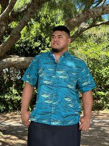 Mens Short Sleeve Shirt: AHI MEN'S 4WAY STRETCH SHIRT TS4WS017