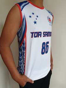 Toa R-Neck Workout Vest-Mateo- TM1901-White