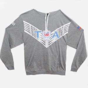 Toa Samoa League Gear: TOA Rugby League Hoodie- Dark Grey