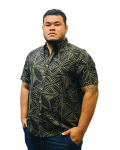 AFIAMALU 4WAY STRETCH SHIRT TS4WS011- BLACK