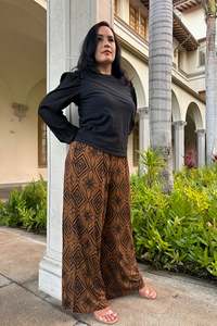 Le Lagi Collection: LE LAGI GAUCHO PANT-TP120 BROWN