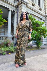 Kehaulani Collection: KEHAULANI KNIT FLUTTER JUMPER TP140