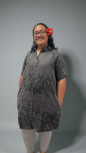 Denim Aiga Collection: DENIM AIGA WOMEN'S BUTTON DRESS LSD01