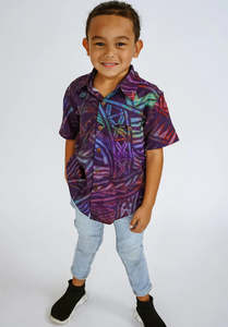 Boys Sale: MIKA 4-WAY STRETCH TANOA BOYS SHIRT SB1275 FB1175