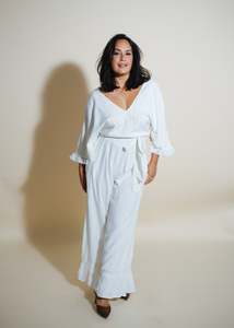 Womens White: WOMEN'S PAEPAE JUMBER TD208