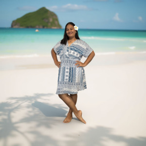 Le Ala Collection: LE ALA V-CUT DRESS TH021