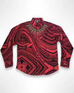 Mens Sale: MEN'S LONG SLEEVE MLS001 NIFO RED