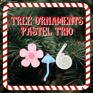 Products: Christmas Tree Ornaments - Pastel Trio