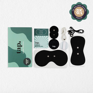 Frontpage: *SECONDS SALE* TAP 2.0 TENS Device Complete Package (Midnight Black Only)