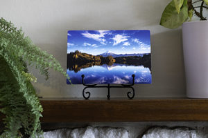 Metal Print – Mangamahoe Maunga Reflected