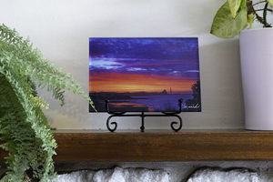 Products: Acrylic Block – Fiery East End Sunset