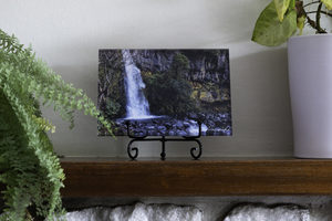 Acrylic Block – Dawson Falls Frozen in Time