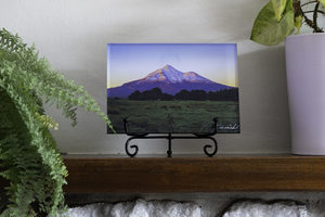 Products: Acrylic Block – Golden Mountain Glow