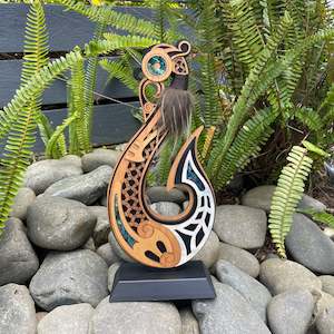 Rakau Wood: Hei Matau (Double-sided)