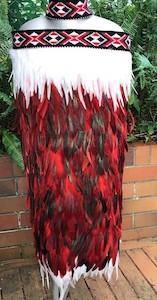 Korowai Cloak Tamariki Children: Pōhutukawa