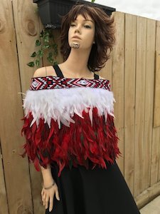 Korowai Cloak Adult Cape: Pōhutukawa