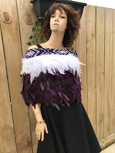 Korowai Cloak Adult Cape: Pāpura