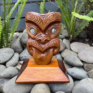 Rakau Wood Albums: Mask on Base