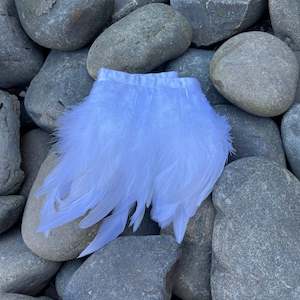 Korowai Cloak Huruhuru Feathers: White Coque Feathers