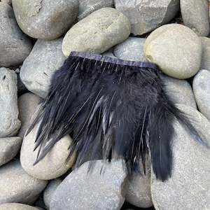 Black Saddle Feathers