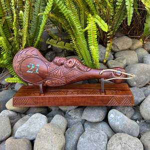 21st Keys: Pacific Island Pāua 21st Wahaika On A Base