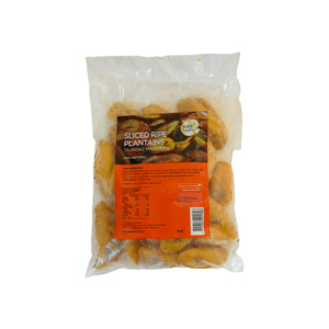 Frozen foods: Sliced Ripe Plantain