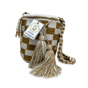 Golden Weave Collection Bag