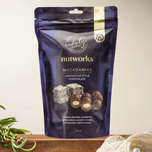 For The Pantry: Nutworks Lamington Chocolate Macadamias