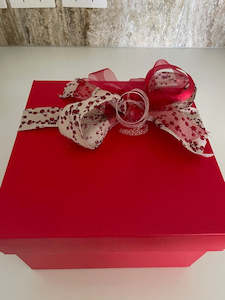 A Red Gift Box - Medium (Fill with your own selection of products)