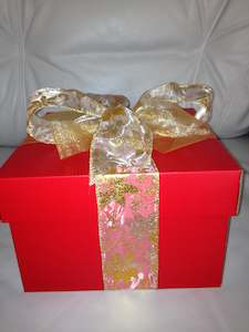 Gift Boxes For All Occasions: A Red Gift Box - Small (Fill up with your own selection of products)