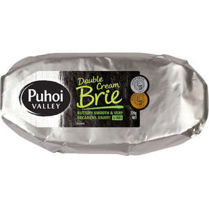 Cheeses Accompaniments: Puhoi Valley Double Cream Brie Oval
