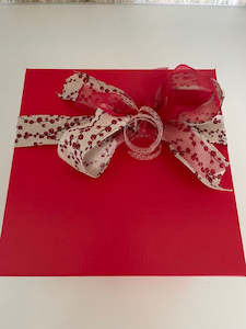 A Red Gift Box - Large (Fill with your own selection of products)