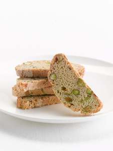 All Good Things Sweet: Pandoro Pistachio Biscotti Bag