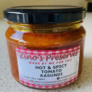 Pickles And Chutneys: Zino's Preserves Hot & Spicy Tomato Kasundi