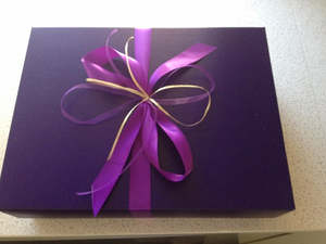 A Purple Gift Box - Large (Fill with your own selection of products)