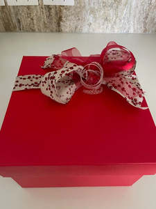 A Red Gift Box - Medium (Fill with your own selection of products)