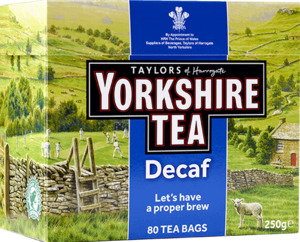Products: Yorkshire Tea Decaffinated 80’s – Tastes of the UK