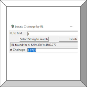 12dPL 4do Locate RL chainage