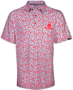 Vapor Cool-Stretch Men’s Golf Shirt (Red) Tattoo Golf