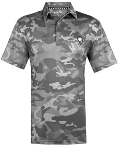 Products: Camo X Cool-Stretch Golf Shirt (Grey) Tattoo Golf